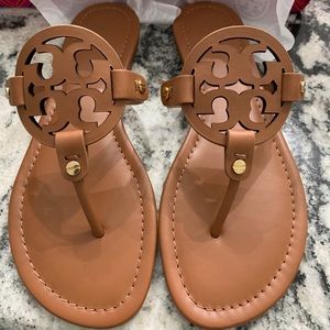 Tory Burch Women's Miller Patent Thong Sandal